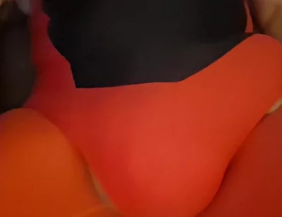 Red Bulging in Spandex