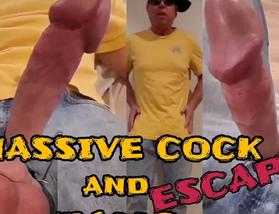 Massive Cock and Balls Escape Siixxbig Jeans