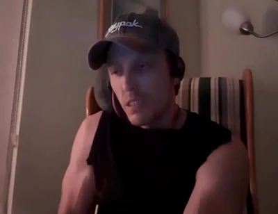 Muscular Guy's Eyes Roll Back When He Cums