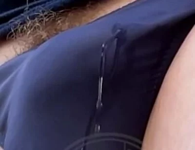 Jules Releases His Load of Piss Inside His Light Briefs That Becomes Lightly See-through