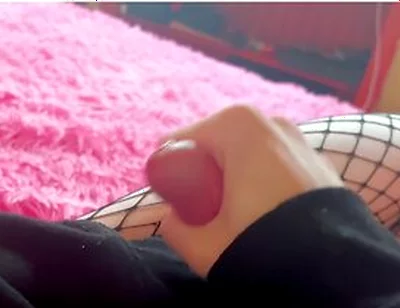 Femboy Cums On Himself After A Tough Day To Feel Better (*w*)