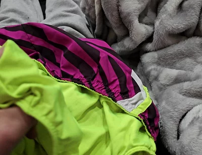 Cum in the Gusset of Nike Tempo Shorts