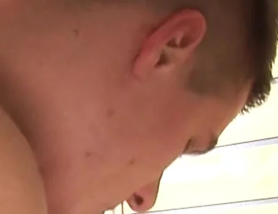 Gay action with two handsome men's in sauna
