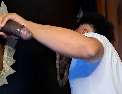 Sucking Several Brunette Cocks