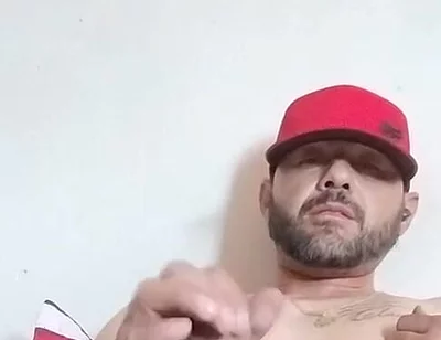 Masturbating