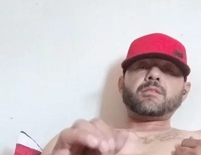 Masturbating