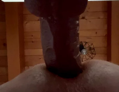 Grandpa Fucks Himself Deeply with His 50 Cm Cock
