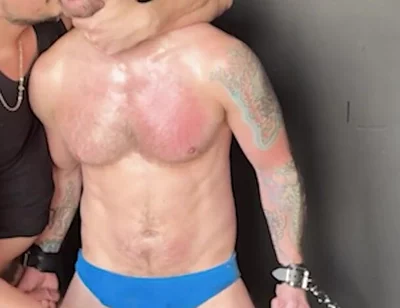 Using His Balls as a Punching Bag 2