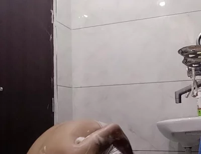 Desi Man Enjoys Water