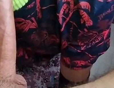 A Man in a Skirt Sucks My Huge Dick, Eat My Cum Man!