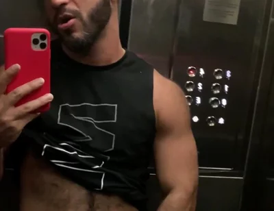 Delicious straw in the elevator…