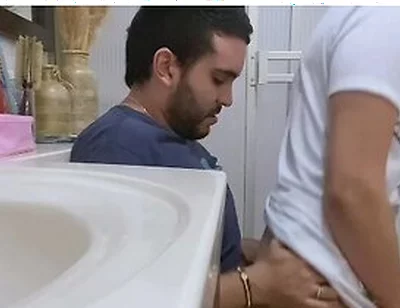 Cruising Fucking In Public Bathroom With My Straight Creampie