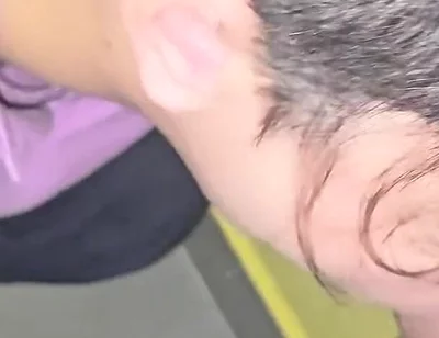 Cute Twink Gets Fucked Bareback by Straight Guy on the Stairs of His Building