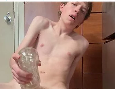 Teen 18+ Boy Uses Sex Toy First Time
