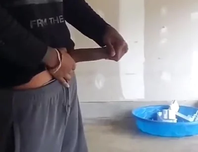 Wanking at work on lunch break