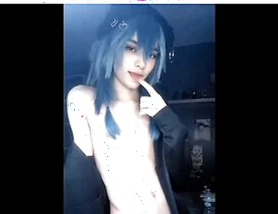 Gay Femboy Play With His Tummy & Dick
