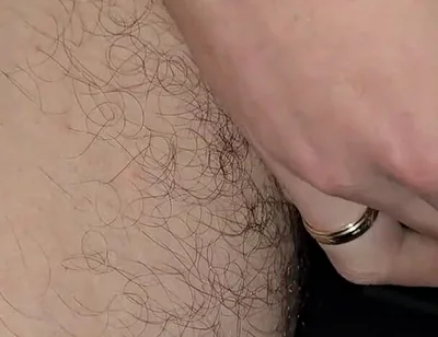 Hairy Horny Guy Masturbates His Penis While Watching Porn Until a Cumshot