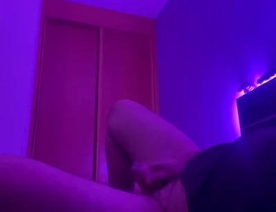 A Bear Cumming in Bed