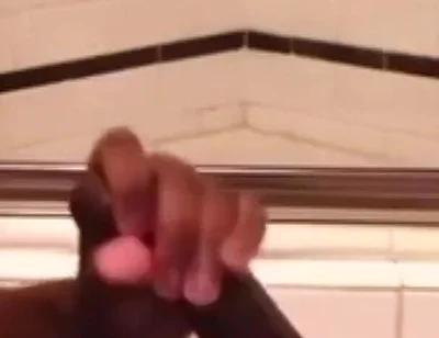 Wanking my big dick huge cumshot