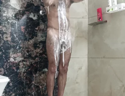 Indian Police Officer Stepfather Get Shower