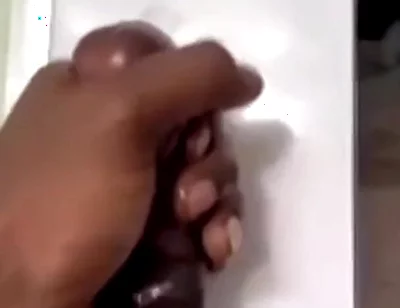 Bathroom solo stroking cumming hard