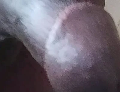 Stroking My Long Fat Cock with Saggy Balls