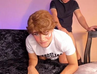 Femboy Gets Fucked by Her Best Friend's Stepbrother
