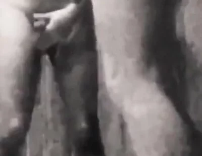A Boy Is Discussing with His Horny Stepdad in the Pool's Public Showers When Stepdaddy Suddenly Pees on Him