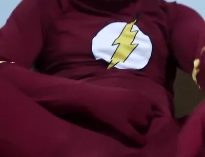 Jerking off Cosplay the Flash Latino Masturbation Chileno