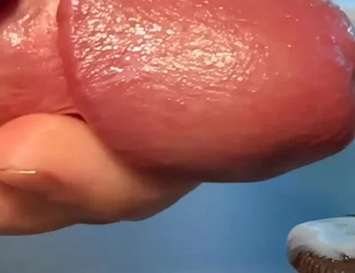 Slow-mo Oreo Cumshot: Dripping Sperm Load on Cookie Close-up!