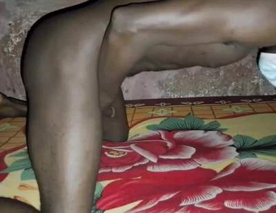 African Black Guy Showing His Masturbation Might