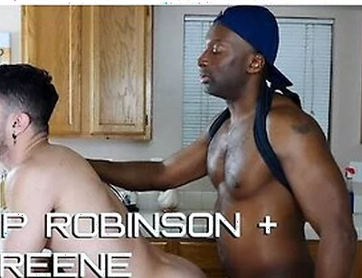 Champ Robinson And Ian Greene In Huge Black Cock Rough Fucks And Breeds Young Hole