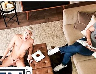 Andy Taylor Falls Through The Ceiling And Lands On Jj Knights Thick, Hard Cock