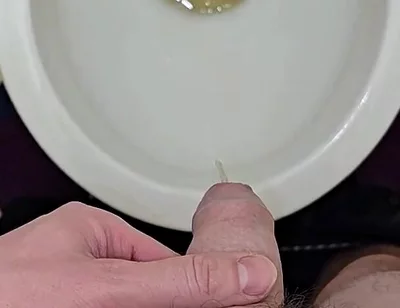 I Pee Standing up Into the Toilet Right After Coming Home From Work