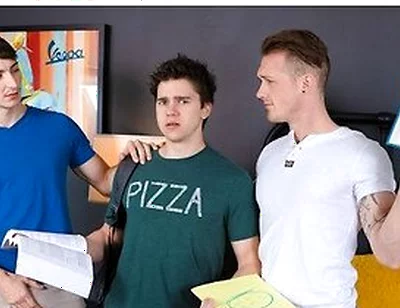 Calculus Can Wait - Three College Studs Dive Deep Into Each Others Tight Holes