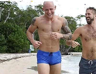 Wesley Woods Spots Beach Hunk Trevor Laster And Fucks Him Hard On The Sand