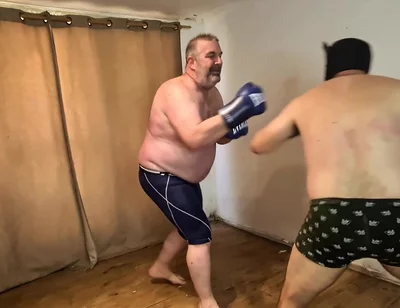 Silver Stepdaddy Boxer Vs Heterofighter - Dirty Boxing Heat