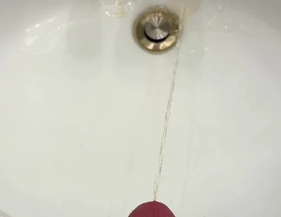 Sink Piss in Slow Motion