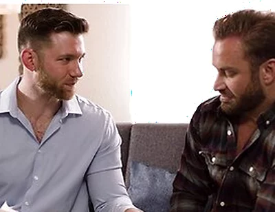 Therapist Caden Jackson Lures Conflicted Straight Bruce Jones Craving Anal