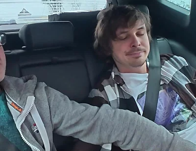 Two Straight Sucks Each Other and Tries to Fuck in the Back of a Car