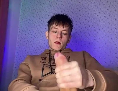 Skinny Twink with a Giant Dick Needs Some Serious Relief