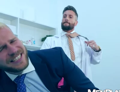 Malek Tobias, Tobias Malek And Nick North In North Checks In Butthole With His Fingers And Nice Dick