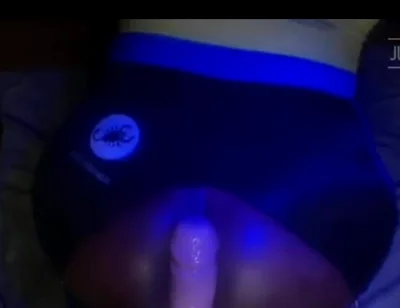 Big Chocolate Booty Under Blue Lights.yes Please
