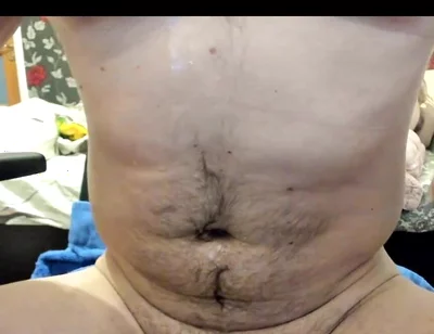 Big cumshot on my big belly