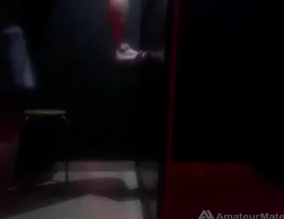 Amateur Guys Caught Having Fun in Darkroom and Through Glory Hole