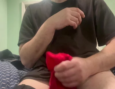 Stepdaddy Jerking off Into Stepdaughter Panties
