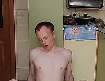 Lanatuls - Moscow Anal Slut and Whore - Riding Dildo at Kitchen