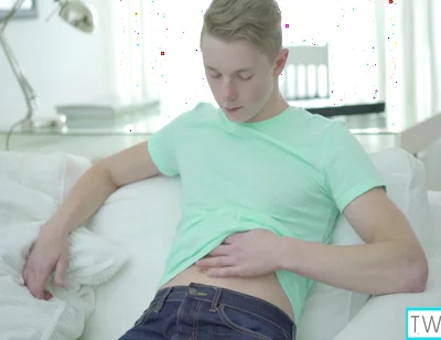 Rustie Port And James Blonde - Skinny Blonde Twink James T Milks His Throbbing Hard Meat!
