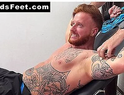 Dan Edwards Tickles Bound Anthony G Until He Squirms