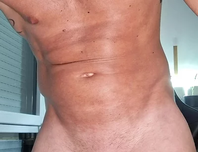 Big on My Belly After One Hell of an Ejaculation